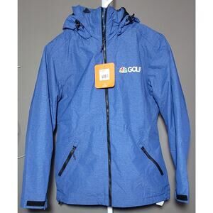 Elevate Delmar NBC Golf Reporter Jacket 3 in 1 Coat Detachable Liner Women Sz M